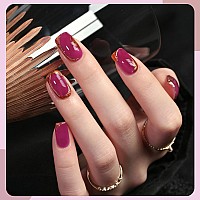 Gaoy Jelly Gel Nail Polish 16Ml Sheer Purple Translucent Soak Off Gel Polish Uv Light Cure For Nail Art Diy 2137 Pickled Grap