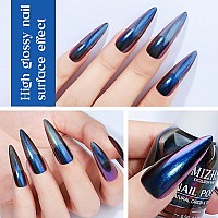 Mizhse Chameleon Nail Polish Purple Nail Polish Air Dry Fast 15Ml05 Fl Oz High Glossy Shiny Nail Pigment Holographic Nail Po