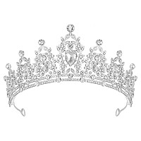 Sweetv Jeweled Tiaras And Crowns For Women Crystal Queen Crown Silver Wedding Tiara For Bride Metal Birthday Quinceanera Page