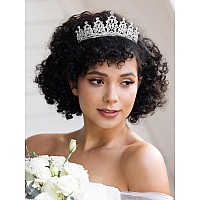 Sweetv Jeweled Tiaras And Crowns For Women Crystal Queen Crown Silver Wedding Tiara For Bride Metal Birthday Quinceanera Page