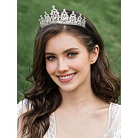 Sweetv Jeweled Tiaras And Crowns For Women Crystal Queen Crown Silver Wedding Tiara For Bride Metal Birthday Quinceanera Page