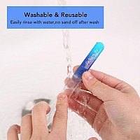 Glass Nail File In Case Crystal Nail File Glass Fingernail File Manicure Nail Care Gradient Color Czech Glass File Doubles