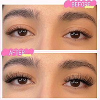 Tnfvloneins Wispy Lashes Natural Look Fluffy Eye Lashes Mink 10 Pairs False Eyelashes Pack 4D Volume Strip Fake Eyelashes Like L