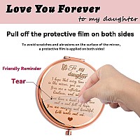 Hnlugf To My Granddaughter Youre Amazing And Beautiful Pocket Mirror Granddaughter Engraved Compact Mirror Family First M