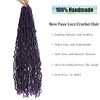 Faux Locs Crochet Hair For Black Women Soft Locs 36 Inch 8 Packs Crochet Faux Locs For Butterfly Locs Crochet Hair Pre Looped Cu