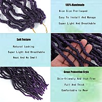 Faux Locs Crochet Hair For Black Women Soft Locs 36 Inch 8 Packs Crochet Faux Locs For Butterfly Locs Crochet Hair Pre Looped Cu