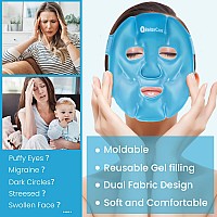 Relaxcoo Cold Face Eye Mask Ice Pack Reduce Face Puff Dark Circles Gel Hot Cold Compress Face Spa For Woman Sleeping Pressure