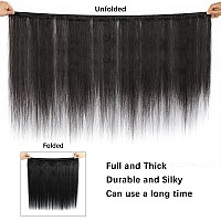 Straight Human Hair Bundles 16 18 20 22 Inch Straight Hair 4 Bundles Unprocessed Brazilian Virgin Human Hair Weave Raw Bundles N