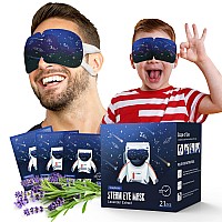 21 Packs Double Earloops Steam Eye Masks For Dry Eyes Graphene Warm Eye Mask Heated Eye Mask Reduce Puffiness Dark Circles