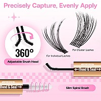 Calailis Lash Bond And Seal Cluster Lash Glue For Eyelash Clusters Strong Hold And Long Lasting 72 Hours Bond And Seal Lash Glu