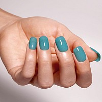 Imtiti Sheer Blue Green Gel Nail Polish Jelly Blue Green Translucent Color Uvled Soak Off Gel Polish For Diy Nail Art Manicure