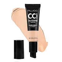 Palladio Fullcoverage Color Correction Cc Cream Oilfree With Peptides Vitamin C Best For Correcting Redness And Uneven Ski