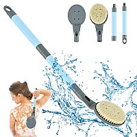 Back Scrubber For Shower 217 Detachable Shower Brushgentle Exfoliating Easy To Clean And Stimulates Blood Circulation For