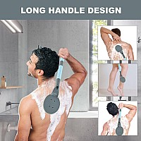 Back Scrubber For Shower 217 Detachable Shower Brushgentle Exfoliating Easy To Clean And Stimulates Blood Circulation For