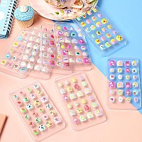 Janyun 192Pcs Kids Fake Nails Grils Artificial Preglue Full Cover Short False Nail Tips Stick On Nails For Kids Lovely Nail Ar