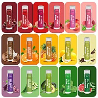 Yopela 64 Pack Natural Lip Balm Bulk With Vitamin E And Coconut Oil Valentines Day Best Choice Moisturizing Soothing And Re