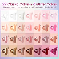 Rosalind Poly Nail Gel Kit 28 Colors Clear Nude Brown Poly Nail Gel Kit With U V Light Poly Nail Gel Starter Kit For All Season