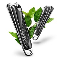 Bezox Stylish Fingernail Clippers Set Precision Cutting Finger Nail Clippers Adult For Thick Nails Ergonomic Design Nail Cutte