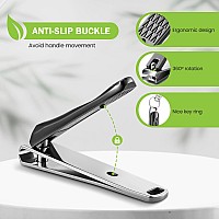 Bezox Stylish Fingernail Clippers Set Precision Cutting Finger Nail Clippers Adult For Thick Nails Ergonomic Design Nail Cutte