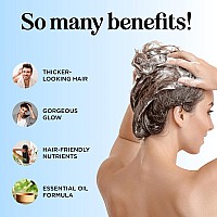 Volumizing Biotin Shampoo For Thinning Hair Thin Hair Shampoo With Rosemary Argan And Essential Oils For Hair Care Vegan Sul