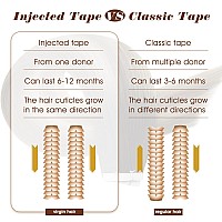 Full Shine Tape In Hair Extensions Human Hair 14Inch Machine Virgin Tape In Extensions Color Medium Brown To Honey Blonde Balaya