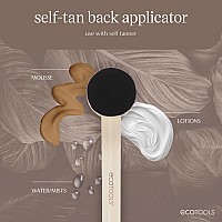 Ecotools Good Tan Selftan Back Applicator Back Brush For Applying Selftan Long Handle For Controlled Sunless Tanning Eco Fr