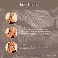 Ecotools Good Tan Body Face Selftan Blending Brush Kabuki Brush For Applying Self Tanner Sunless Tanner Blending Brush Eco