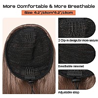 Seikea 35 Drawstring Ponytail Extensions Long Straight Fake Pony Tail Natural Soft Clip In Hair Extension Synthetic Heat Resist