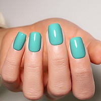 Firedeep Green Blue Gel Nail Polish 16Ml Cyan Color Aqua Soak Off Uv Led Nail Gel Polish Spring Summer Nail Art Starter Manicure