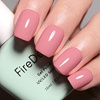 Firedeep Gel Nail Polish 16Ml Pink Peach Color Soak Off Uv Led Nail Gel Polish Spring Summer Nail Art Starter Manicure Salon Diy