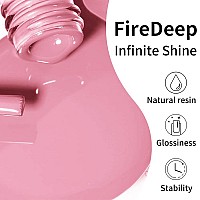 Firedeep Gel Nail Polish 16Ml Pink Peach Color Soak Off Uv Led Nail Gel Polish Spring Summer Nail Art Starter Manicure Salon Diy