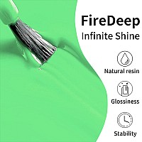 Firedeep 16Ml Gel Nail Polish Pastel Green Color Soak Off Uv Led Nail Gel Polish Spring Summer Nail Art Starter Manicure Salon D