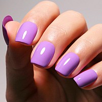 Firedeep 16Ml Bright Purple Gel Nail Polish Pastel Lilac Purple Color Soak Off Uv Led Nail Gel Polish Spring Summer Nail Art Sta