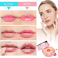 4 Pack Strawberry Lip Mask Bee Lip Balm Strawberry Pot Propolis Moisturizing Hydrating Lip Sleeping Mask Prevention Dry And Crac