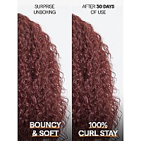 Gorgius Shaggy Haircuts Curly Wig With Bangs Burgundy Colored Wigs Crafted With Stylearchive Technology Premium Fiber Remy H