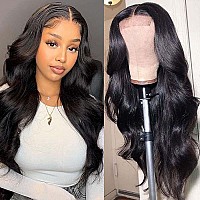 Vtaozi Body Wave Lace Front Wigs Human Hair Pre Plucked For Black Women 4X4 Lace Closure Wigs Human Hair 180 Density Brazilian