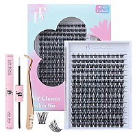 Diy Lash Extension Kit Lash Clusters Kit D Curl 816Mm Mix Waterproof Lash Clusters Kit Individual Lashes With Bond And Seal An