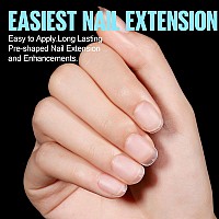 Tomicca Extra Short Oval Nail Tips 360Pcs Oval Soft Gel Nail Tips 15 Sizes Full Cover False Press On Nails Preshaped Double