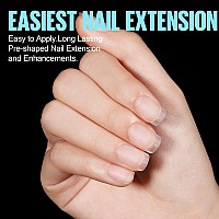 Tomicca Extra Short Square Oval Nail Tips 360Pcs Soft Tips 15 Sizes Doublesided Matte Full Cover Gel False For Extensions And