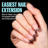 Tomicca Short Square Nail Tips 360Pcs Soft Tips 15 Sizes Doublesided Matte Full Cover Gel False For Extensions And Profession