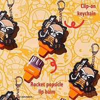 Lip Smacker Marvel Guardians Of The Galaxy Keychain Lip Balm For Kids Rocket Racoon Keychain