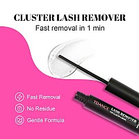 Tdance Lash Remover For Lash Extensions 5Ml Cluster Lash Glue Remover Lash Remover For Cluster Lashes Clear Lash Cluster Remover