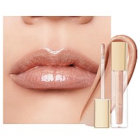 Oulac Nude Lip Gloss Highshine Moisturizing Lip Gloss Oil Colorful Shade Liquid Lipstick Nonsticky Cup Glitter Lipstick Lip Ti