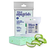 Ttaio Esponjabon Aloe Vera Soap Sponge Gentle Shower Scrubber With Mini Mother Of Pearl Cleaning Bath Wash Scrub Dirt O