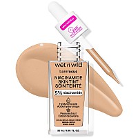 Wet N Wild Bare Focus Skin Tint 5 Niacinamide Enriched Buildable Sheer Lightweight Coverage Natural Radiant Finish Hyaluron