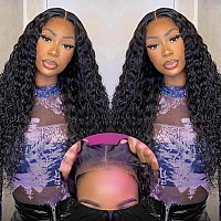 18 Inch Wear And Go Glueless Wigs Human Hair Pre Plucked Pre Cut For Beginners 13X4 Water Wave Lace Front Wigs Human Hair For Wo