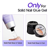 Gellen Nail Glue Remover 60Ml Nail Glue Remover For Press On Nails Easy Remove Solid Nail Glue Gel On Fake Nail Tips Not For