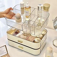 Miuopur Stackable Makeup Organizer Drawers Bathroom Vanity Organizers And Storage Ideal For Desk And Dresser Countertops Grea