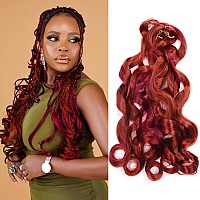 Amir Hair 8 Packs French Curly Braiding Hair Loose Wave Braiding Hair Pre Stretched Synthetic Hair Extensions 20Inch