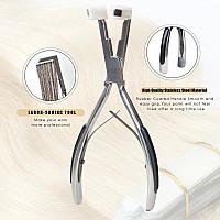 Coloryoung Tape In Extension Tools Flat Surface Tape In Pliers Professional Tape In Tools For Tape In Hair Extension Tape In Kit